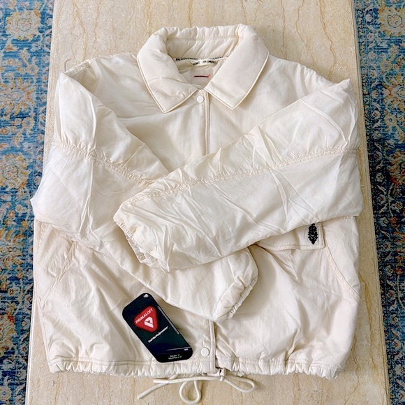 New FP Movement Off The Bleachers Drawcord Jacket. M - Picture 6 of 15